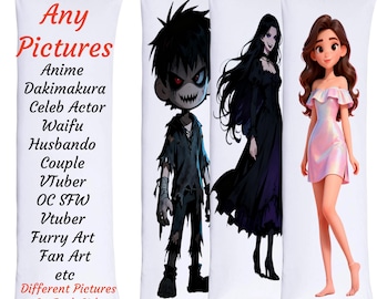 Custom Body Pillowcase, Personalized Dakimakura Pillow, Anime Body Pillow Cover, Celeb Actor Body Pillow,Gifts For Husband,Custom Photo Gift