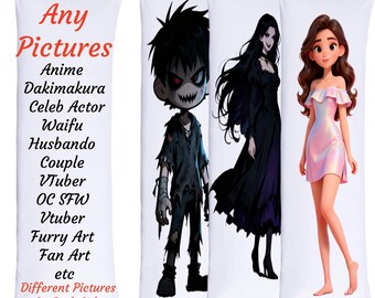 Custom Body Pillowcase, Personalized Dakimakura Pillow,Anime Body Pillow Cover Celeb Actor Body Pillow,Gift For Husband boyfriend,Photo Gift