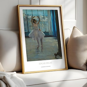 Edgar Degas, Dancers in the Wings Wall Print