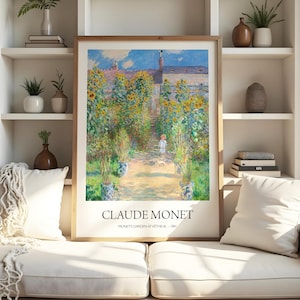 Claude Monet, Monets Garden Print