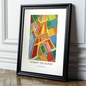 Robert Delaunay, La Tour Eiffel Wall Print