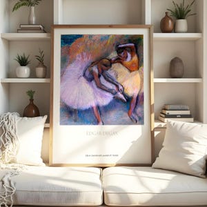 Edgar Degas, Two Dancers Wall Print