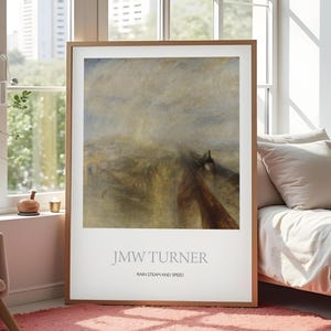 JWM Turner, Rain Steam and Speed Wall Print