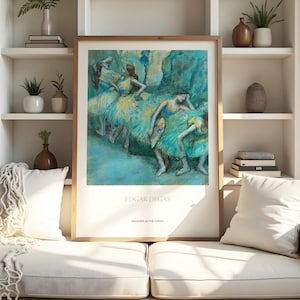 Edgar Degas, Dancers in the Wings Wall Print