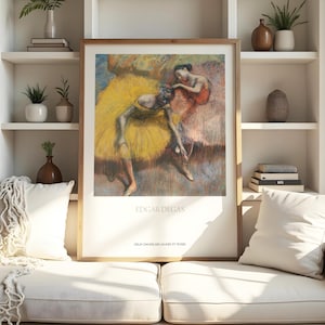 Edgar Degas, Two Dancers Wall Print