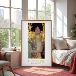 Impresión mural de Gustav Klimt, Judith