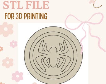 Spider Boy Logo - Cookie Stamp and Cutter DIGITAL STL File