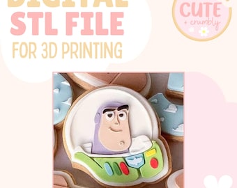 Space Ranger Toy - Cookie Stamp and Cutter DIGITAL STL File