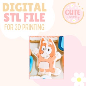 Orange Dog - Cookie Stamp and Cutter DIGITAL STL File