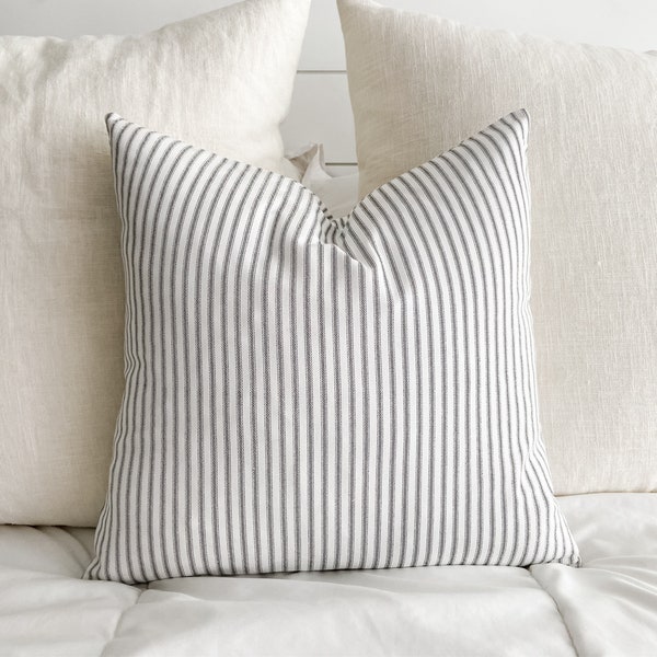 Ticking Pillow Etsy