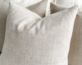 Alabaster Pillow Cover | Crypton | Stain Resistant | Kid Friendly | Pet Friendly | Family | Modern | Farmhouse | Boho
