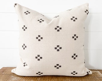 Mayberry Pillow Cover | Farmhouse | Country | Cottage | Modern | Boho | Moroccan | Neutral | Light Gray