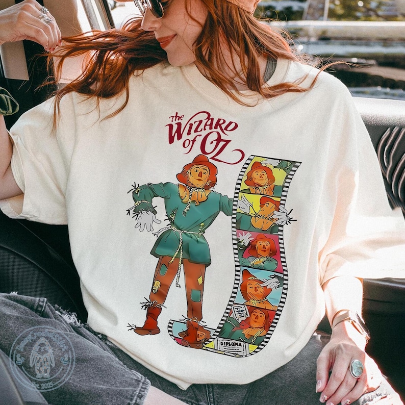 Wizard of Oz Scarecrow Comfort Colors Shirt, Jonathan Bailey Sweatshirt, Wicked Musical Theatre Fan Shirt, L Frank Baum Shirt, Fiyero Shirt image 1
