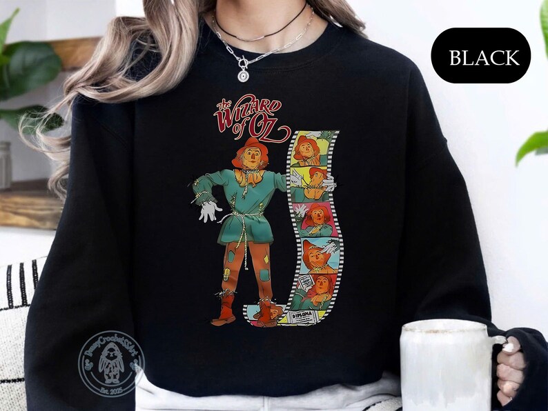 Wizard of Oz Scarecrow Comfort Colors Shirt, Jonathan Bailey Sweatshirt, Wicked Musical Theatre Fan Shirt, L Frank Baum Shirt, Fiyero Shirt image 6
