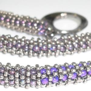 Fusion Stitch beaded rope tutorial: PDF Instant download