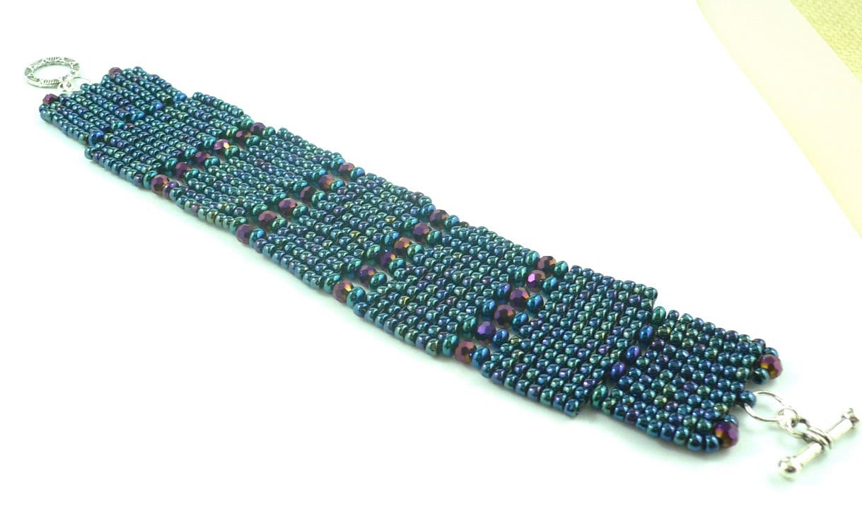 Quadril Square Stitch Bracelet: Instant Downloadable Pattern - Etsy