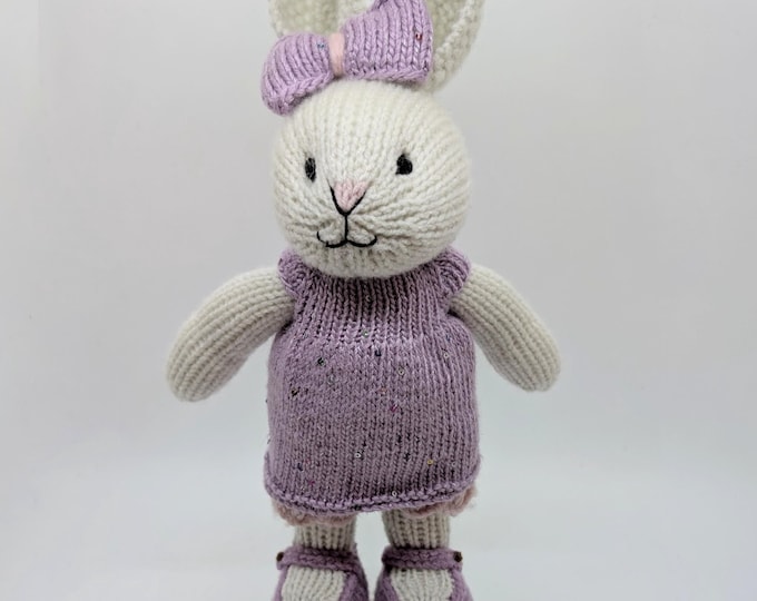 White Girl Bunny  in Purple Dress and Pink Shorts.