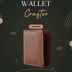 Cartera de cuero personalizada / Cartera plegable de cuero genuino premium / Cartera con relieve / Cartera para hombre / Regalo de aniversario para él / Regalo de cumpleaños