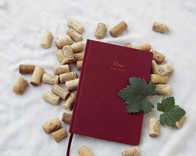 Wine Tasting Journal | Wine Notebook | Personalized Wine Log Book | Wine Lover Gift | Sommelier Gift