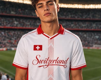 Switzerland Football Jersey Custom Name Number, World Cup 2026 Personalized Top