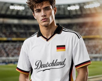 Germany Football Jersey Custom Name Number, World Cup 2026 Personalized Fan Shirt