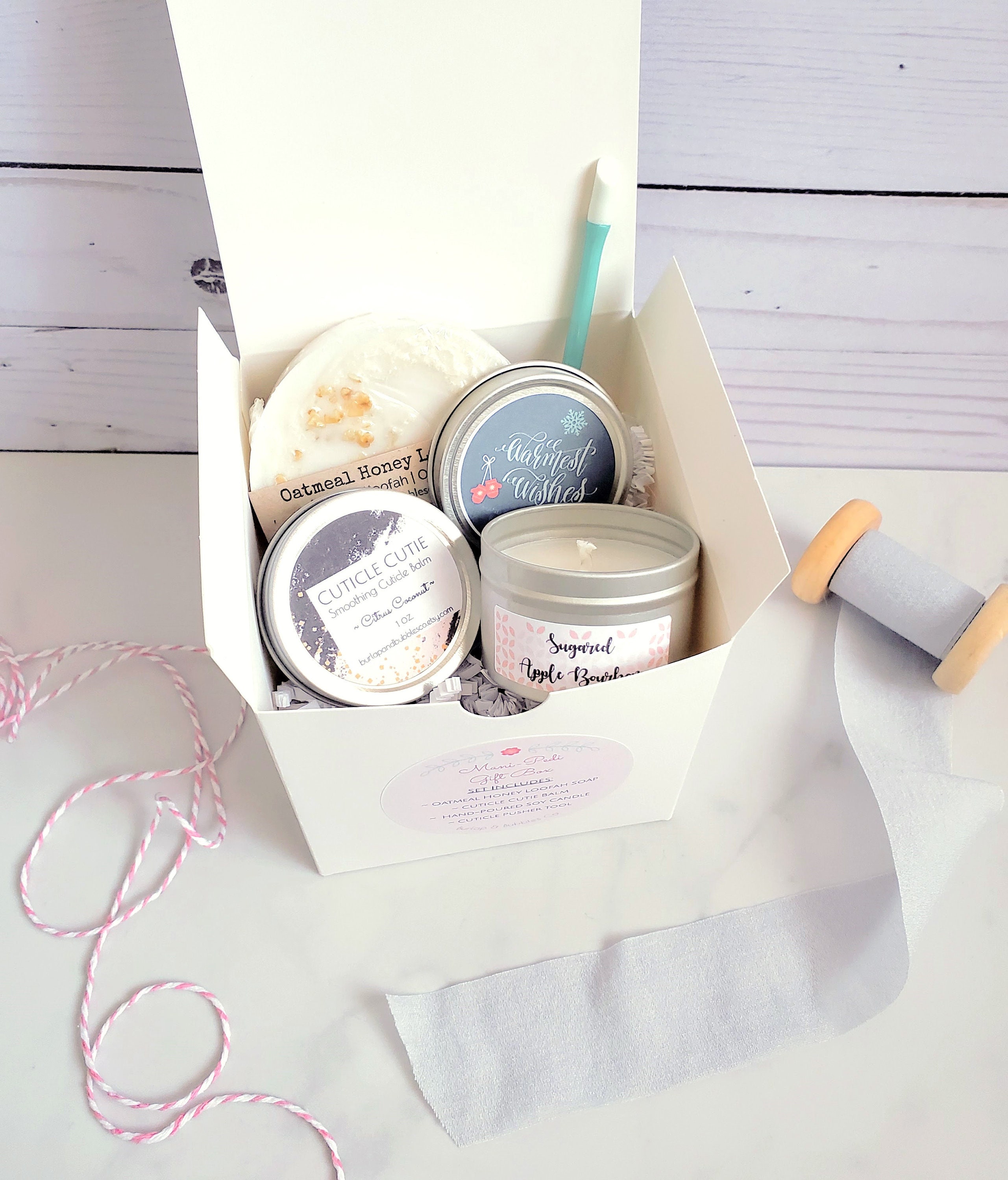 Mani-Pedi Gift Set, Spa Gift Box, Manicure Pedicure Kit, Spa Kit, Man…