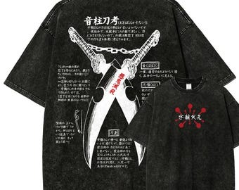 Manga Lover Shirt, inspiriertes japanisches Anime Washed Shirt