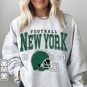 New York Football Retro 80s Vintage Style Shirt, Jets Sunday Football Fan Gifts