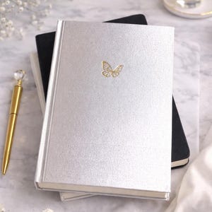 Cuaderno con el logotipo de la mariposa - Cuaderno grueso A5, 400 páginas