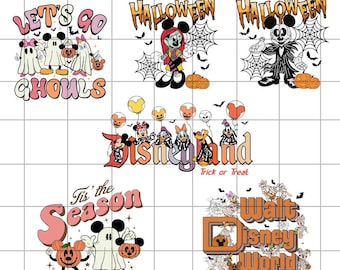 Mouse Halloween Svg Bundle, Mickey Boo Png, Minnie Pumpkin Clipart, Trick Or Treat Digital File, Svg For Cricut