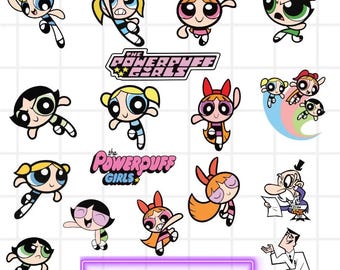 Powerpuff Girls Svg Bundle, Powerpuff Svg, Powerpuff Girls Png, Powerpuff Girl Cricut Files, The Powerpuff Girls Svg. Super Girl Png