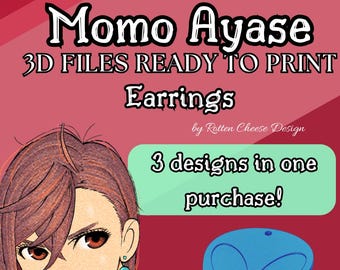 Orecchini Momo Ayase file 3D STL