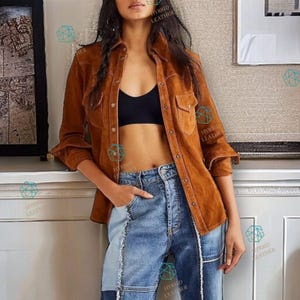 Western Style Fringe Jacket, Festival Jacket, Fringed Jacket, Ladies Tassel Jacket, Women Western Brown Suede Leather Fringe Vintage Coat