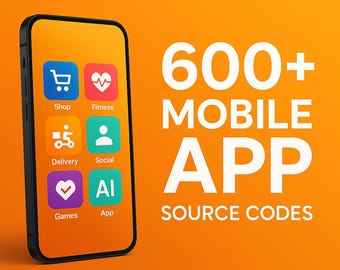 600+ Mobile App Templates | Flutter & React Native Source Codes | Android and iOS