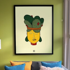 REGINA DI PALE – Poster 30x40cm / 50x70cm – Pensieri Illustrati - Stampa su carta fine art 300gr/m2 – Decorazione da parete