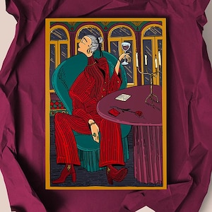 VIA BRERA – Poster 30x40cm / 50x70cm – Pensieri Illustrati - Stampa su carta fine art 300gr/m2 – Decorazione da parete