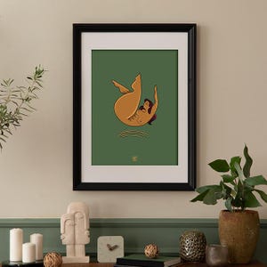 TITA – Poster 30x40cm / 50x70cm – Pensieri Illustrati - Stampa su carta fine art 300gr/m2 – Decorazione da parete
