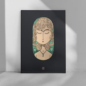 CAMMEO – Fortuna – Poster 30x40cm / 50x70cm – Pensieri Illustrati - Stampa su carta fine art 300gr/m2 – Decorazione da parete