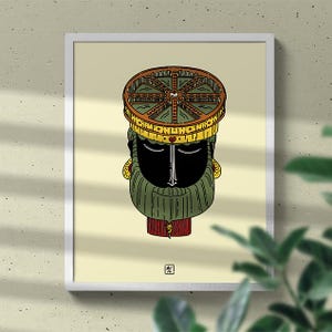 RE DI CARRETTO – Poster 30x40cm / 50x70cm – Pensieri Illustrati - Stampa su carta fine art 300gr/m2 – Decorazione da parete