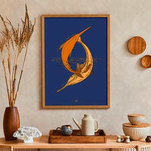 DANZE DI SPADA – Poster 30x40cm / 50x70cm – Pensieri Illustrati – Stampa su carta fine art 300gr/m2 – Decorazione da parete