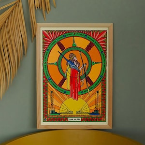 S.MARIA DEGLI SPADA – Poster 30x40cm / 50x70cm – Pensieri Illustrati – Stampa su carta fine art 300gr/m2 – Decorazione da parete