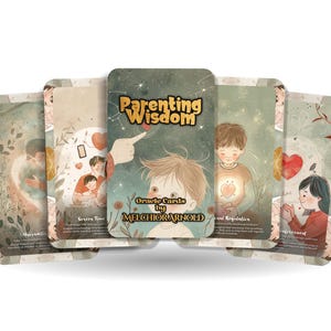 Cartas del Oráculo de la Sabiduría para la Crianza: Herramientas para la Crianza Consciente: Guía amable para criar hijos prósperos (Baraja de 22 cartas)