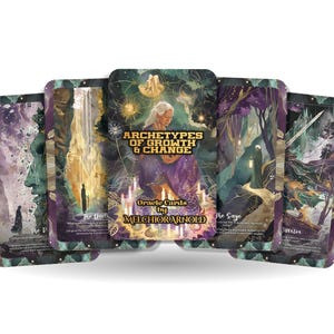 Archetypen des Wachstums & Wandels - Umarme die Evolution - Reise durch die sich wandelnden Muster des Lebens 22-Karten Deck