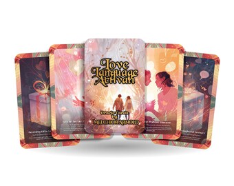Baraja de Activación del Lenguaje del Amor: Expresa tu Amor con Claridad - Fortalece tu Relación (Baraja Dinámica de 22 Cartas)