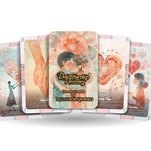 Cartas del Oráculo para la Sanación de Relaciones – Repara el Corazón – Herramientas de Apoyo para la Restauración del Amor (Baraja de 22 Cartas)