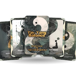Oráculo del Equilibrio Yin-Yang: Armoniza lo Masculino y lo Femenino: Paz Interior a través de la Dualidad (Baraja de 22 Cartas)