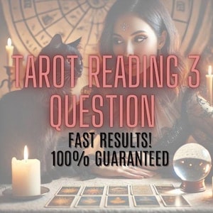 3 Question Psychic Reading, Same Day, %99 Accurated, Full Tarot Card Reading, Future Reading by Psychic Shura, Real Answers