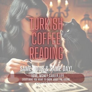 Lettura del caffè turco, lettura dettagliata della tazza di caffè turco, lettura del cartomante, lettura del caffè - stesso giorno - stessa ora - interpretazione reale