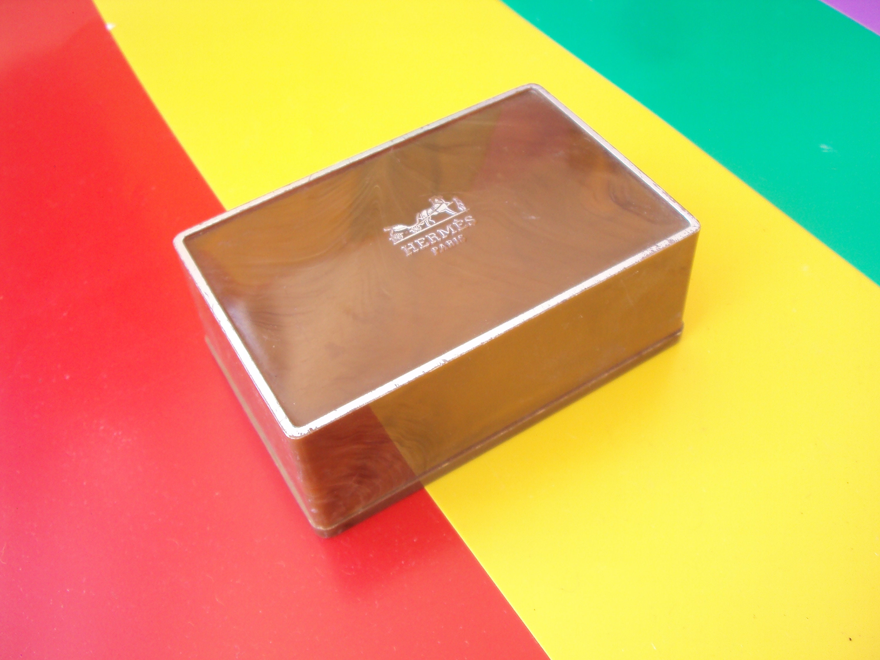 HERMES Soap Box Trinket 60's Century Modern Luctite Art Etsy UK