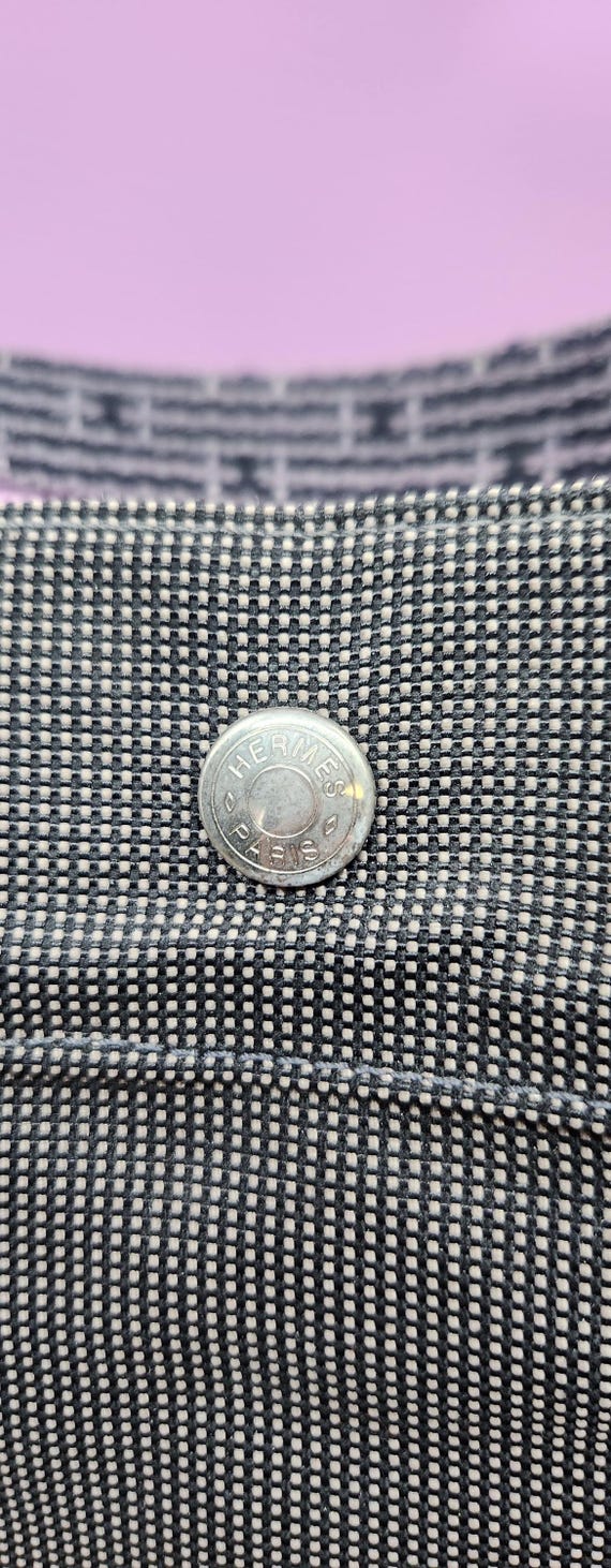Authentic Pre owned Hermes Her Line canvas backpa… - image 7